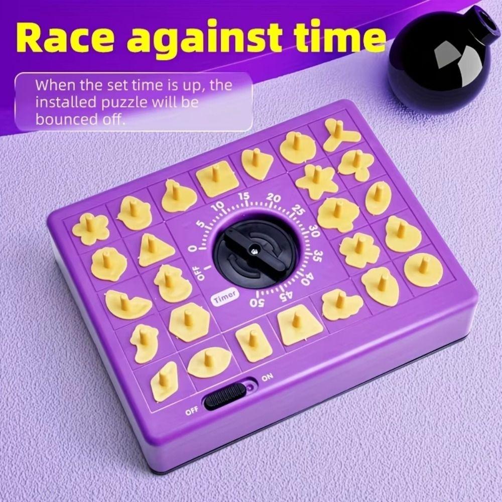 Pop Up Time-Matching Puzzle Toy Family Fun Time Board Puzzle Toy Children Adult фіолетовий
Pop Up Time-Matching Puzzle Toy Family Fun Time Board Puzzle Toy Children Adult фіолетовий
