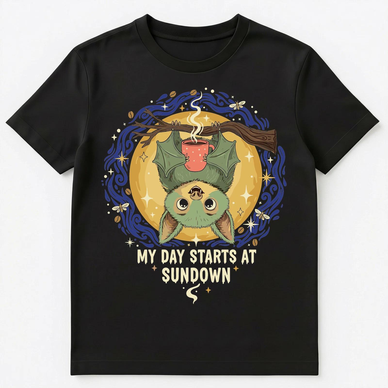 Night Person Coffee Bat Sundown Beverage Unisex T-Shirt L
Night Person Coffee Bat Sundown Beverage Unisex T-Shirt L