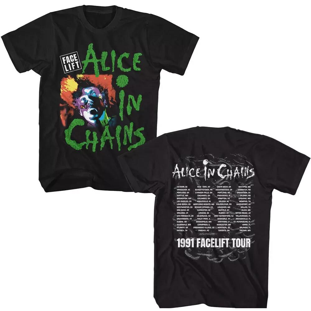 Alice In Chains 1991 Facelift USA Canada Tour Locations HH03775 Unisex T-Shirt L
Alice In Chains 1991 Facelift USA Canada Tour Locations HH03775 Unisex T-Shirt L