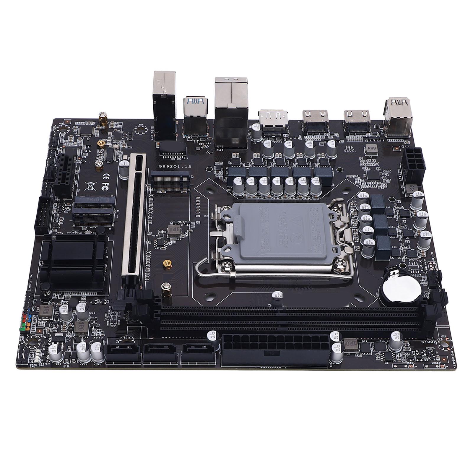H610 Gaming Motherboard Double Channel DDR4 M.2 Slot Serial ATA 3.0 6Gbs ATX Motherboard for LGA
H610 Gaming Motherboard Double Channel DDR4 M.2 Slot Serial ATA 3.0 6Gbs ATX Motherboard for LGA