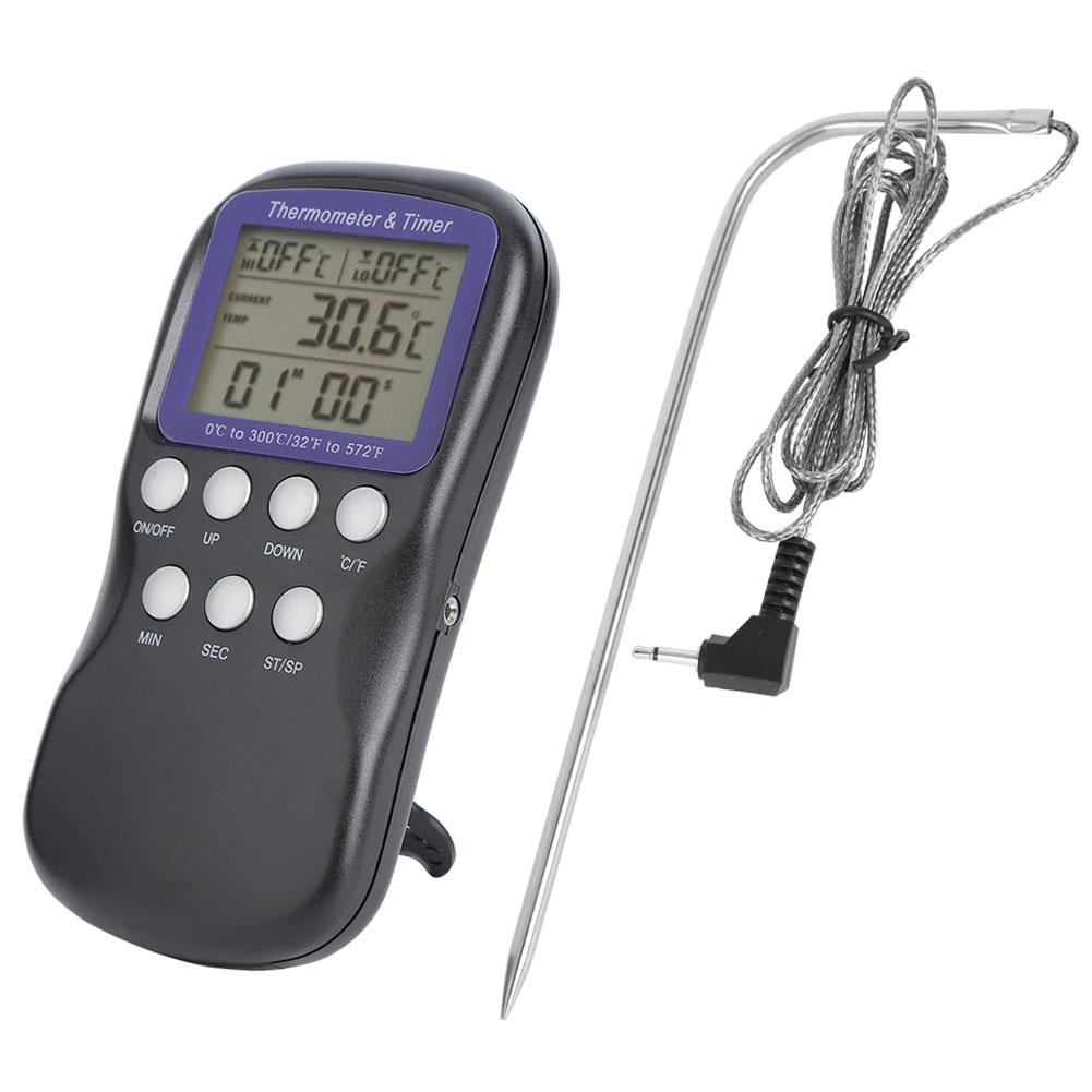 Digital Electric Food Thermometer for Oven Barbecue Grill Cooking Kitchen Accessory
Digital Electric Food Thermometer for Oven Barbecue Grill Cooking Kitchen Accessory
