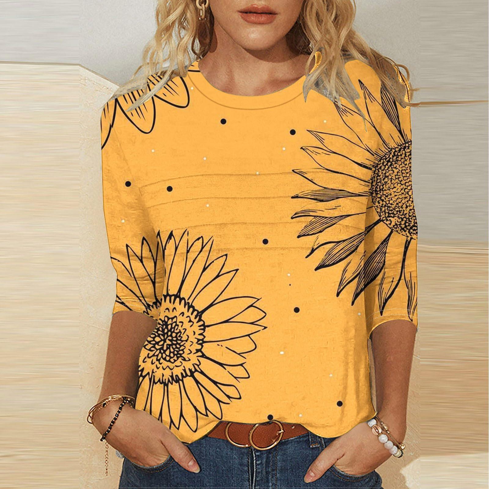 Women s Fashion Casual Seven Split Sleeve Pleated Loose Round Neck Solid Colour Printed T-Shirt Top XXL помаранчевий
Women s Fashion Casual Seven Split Sleeve Pleated Loose Round Neck Solid Colour Printed T-Shirt Top XXL помаранчевий