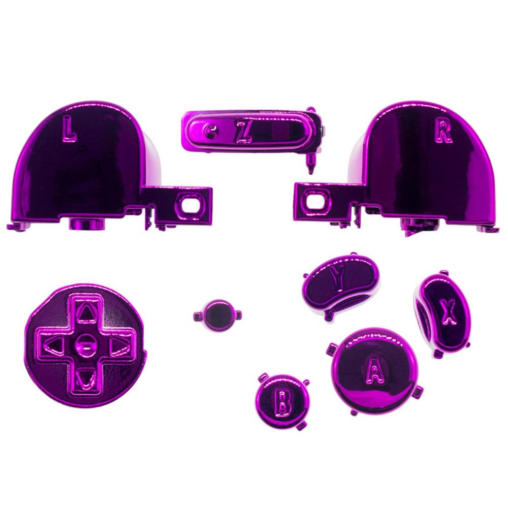For Nintendos Gamecube Controller Gamepad Parts Electroplated Replacement Full Set Buttons For Gamecube Controller Accessories фіолетовий
For Nintendos Gamecube Controller Gamepad Parts Electroplated Replacement Full Set Buttons For Gamecube Controller Accessories фіолетовий