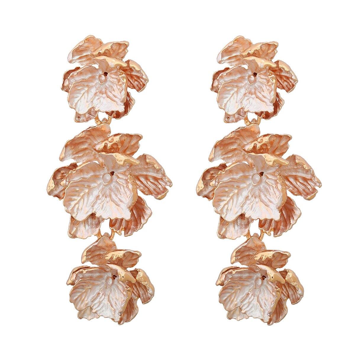 Pinkdudu Spring New Metallic Flower Drop Earrings BOHO Multilayer Leaf Vising Earring for Women Jewelry Accessories PD1138 жовтий
Pinkdudu Spring New Metallic Flower Drop Earrings BOHO Multilayer Leaf Vising Earring for Women Jewelry Accessories PD1138 жовтий