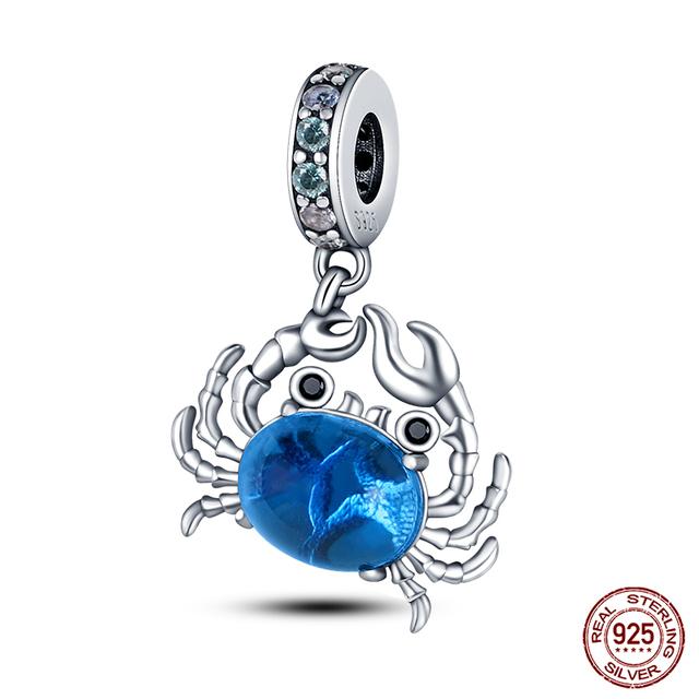 100% настоящее серебро 925 пробы, серия Ocean, краб, черепаха, русалка, подвески, бусины, подходят для оригинальных модных браслетов, ювелирные изделия, подарки
100% настоящее серебро 925 пробы, серия Ocean, краб, черепаха, русалка, подвески, бусины, подходят для оригинальных модных браслетов, ювелирные изделия, подарки
