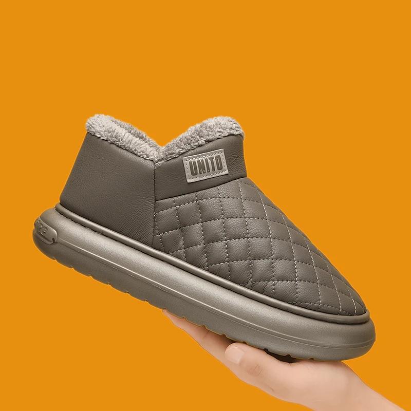 Couple Slippers Water Proof Winter Slipper for Men Trendy All-match Casual Designed Fashion Platform Explosive Style New Arrival 44-45 темно-коричневого кольору
Couple Slippers Water Proof Winter Slipper for Men Trendy All-match Casual Designed Fashion Platform Explosive Style New Arrival 44-45 темно-коричневого кольору