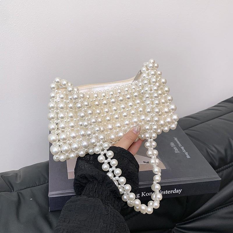 Handmade Beaded Knitted Small Square Bag Women s Elegant All-matching Commuter Armpit Mobile Phone білий
Handmade Beaded Knitted Small Square Bag Women s Elegant All-matching Commuter Armpit Mobile Phone білий