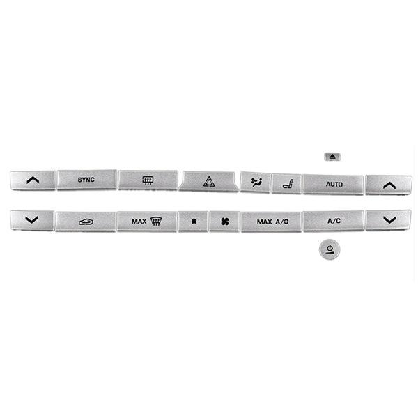 Jaguar F-Pace Air Conditioning Button Covers (18 pcs) None
Jaguar F-Pace Air Conditioning Button Covers (18 pcs) None