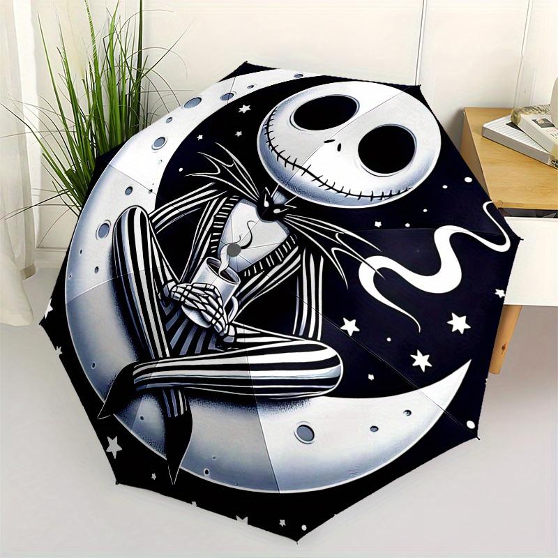 1 Auto Open Nightmare Before Christmas, Jack Skellington Themed Colorful 8-rib Portable Umbrella for Men and Women, A Compact Commuting Comp
1 Auto Open Nightmare Before Christmas, Jack Skellington Themed Colorful 8-rib Portable Umbrella for Men and Women, A Compact Commuting Comp