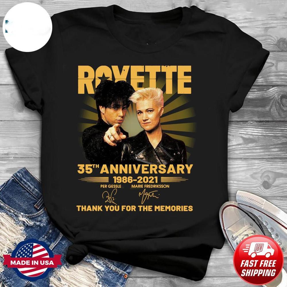 Roxette 35th Anniversary Thank You For The Memories Shirt KK334 Unisex T-Shirt S
Roxette 35th Anniversary Thank You For The Memories Shirt KK334 Unisex T-Shirt S