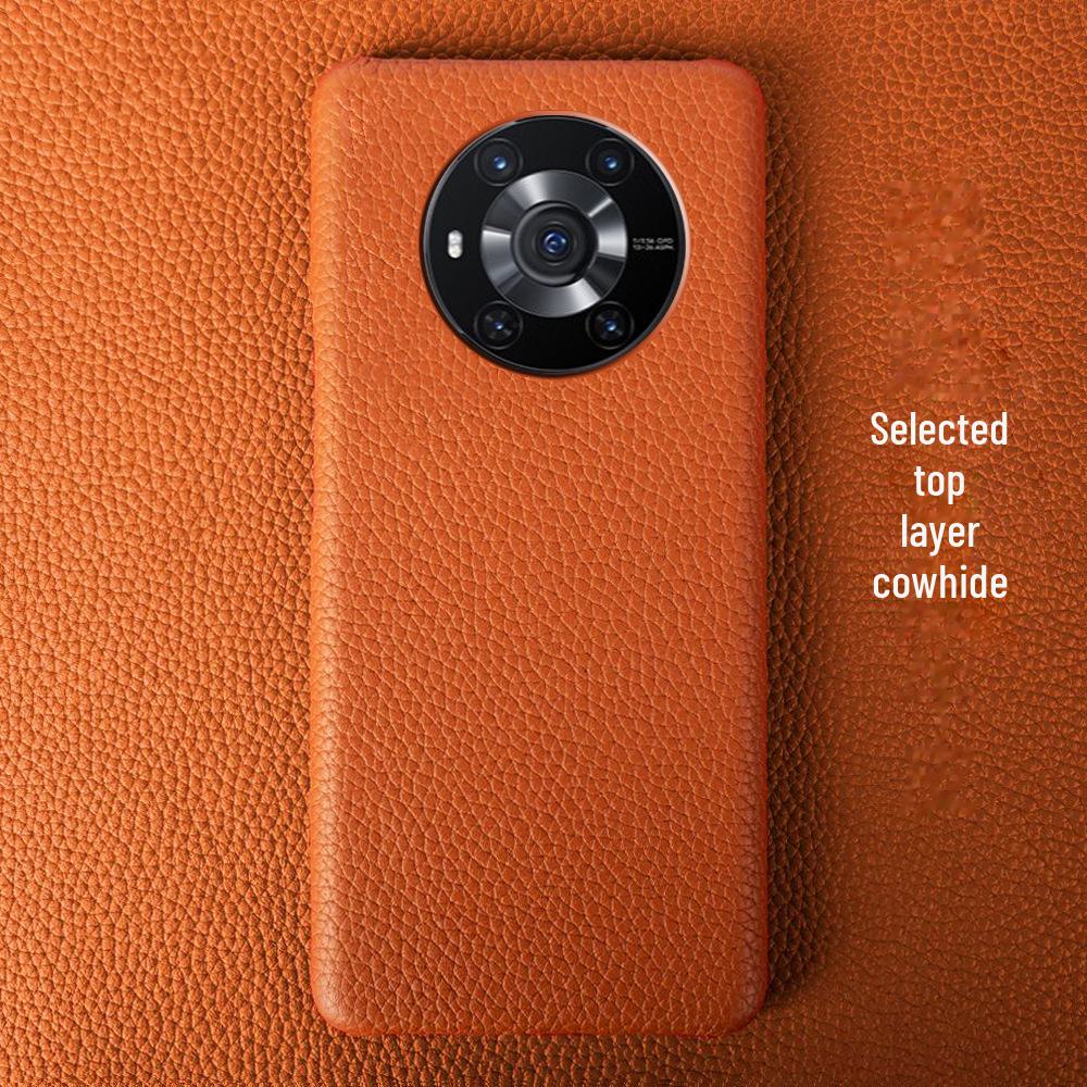 Honor Magic3 Genuine Leather Protective Cover with Cowhide Litchi Pattern for Mobile Phone Honor Magic6
Honor Magic3 Genuine Leather Protective Cover with Cowhide Litchi Pattern for Mobile Phone Honor Magic6