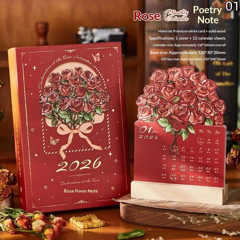 New 2026 Rose Desk Calendar Table Planner Organizer Stereoscopic Memo Notes For Home Office School Daily Scheduler
New 2026 Rose Desk Calendar Table Planner Organizer Stereoscopic Memo Notes For Home Office School Daily Scheduler