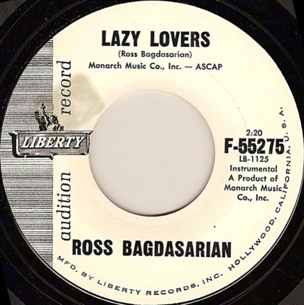 7inch Record ROSS BAGDASARIAN Lazy Lovers F55275PROMO Liberty 1960 US Jazz Used
7inch Record ROSS BAGDASARIAN Lazy Lovers F55275PROMO Liberty 1960 US Jazz Used