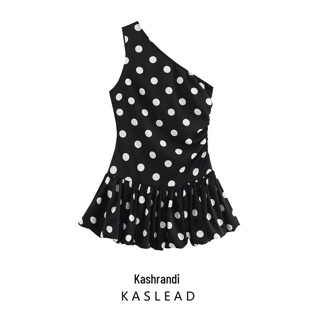 2025 Spring Women s European & American Style Polka Dot One-Shoulder Bodycon Dress Large
2025 Spring Women s European & American Style Polka Dot One-Shoulder Bodycon Dress Large
