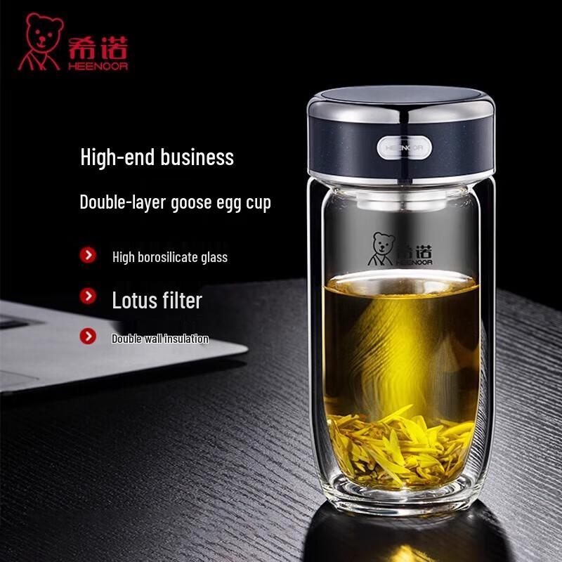 Heenoor XN-L602 Double-Wall Insulated Glass Cup
Heenoor XN-L602 Double-Wall Insulated Glass Cup