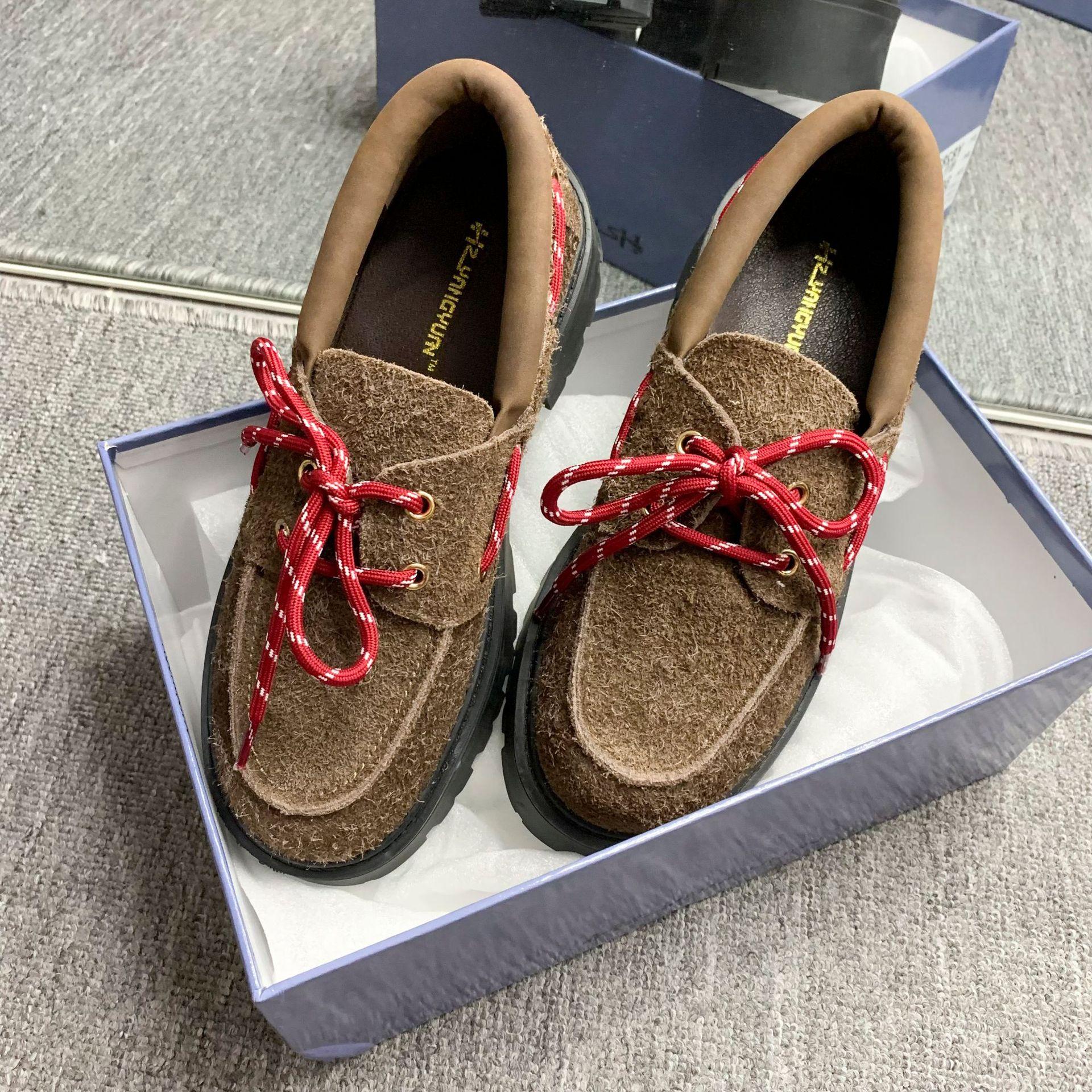 Spot second hair! Fashion versatile new miu retro matte cowhide lace-up thick-soled thick-heeled loafers women s autumn 40
Spot second hair! Fashion versatile new miu retro matte cowhide lace-up thick-soled thick-heeled loafers women s autumn 40