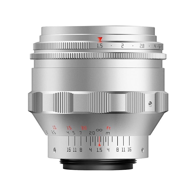 Об’єктив із байонетом TTArtisan 75mm f/1.5 M42 Круглий і круглий розмитий повнорозмірний Середній телеоб’єктив Великого діаметру з однофокусними змінними об’єктивами сріблястий Master
Об’єктив із байонетом TTArtisan 75mm f/1.5 M42 Круглий і круглий розмитий повнорозмірний Середній телеоб’єктив Великого діаметру з однофокусними змінними об’єктивами сріблястий Master