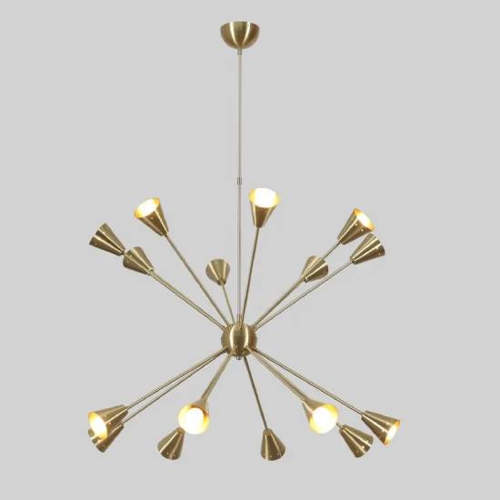 Sixteen‑Arm Sputnik Starburst Chandelier Pendant Lamp – Mid‑Century Modern Ceiling Light Fixture
Sixteen‑Arm Sputnik Starburst Chandelier Pendant Lamp – Mid‑Century Modern Ceiling Light Fixture