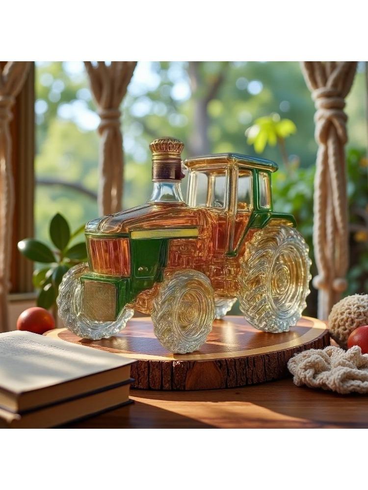 Декантер для віскі у формі трактора з високоборосилікатного скла, прикраса, тримач для пляшки ігристого вина, декоративний посуд для дому
Декантер для віскі у формі трактора з високоборосилікатного скла, прикраса, тримач для пляшки ігристого вина, декоративний посуд для дому