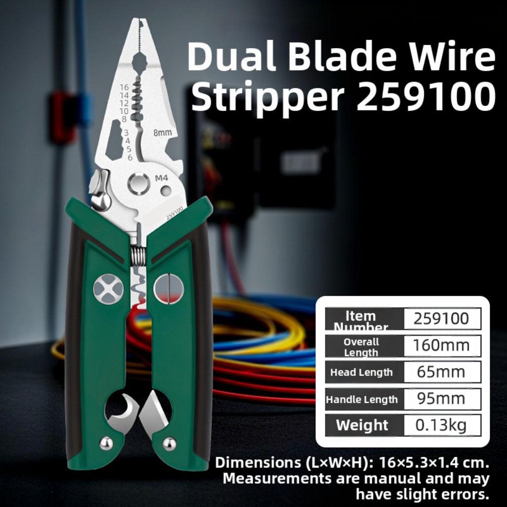 Multifunctional Wire Stripper Tool 18in1 with Double Blade High Carbon Steel Easy to Handle for Electrical Tasks China Mainland
Multifunctional Wire Stripper Tool 18in1 with Double Blade High Carbon Steel Easy to Handle for Electrical Tasks China Mainland