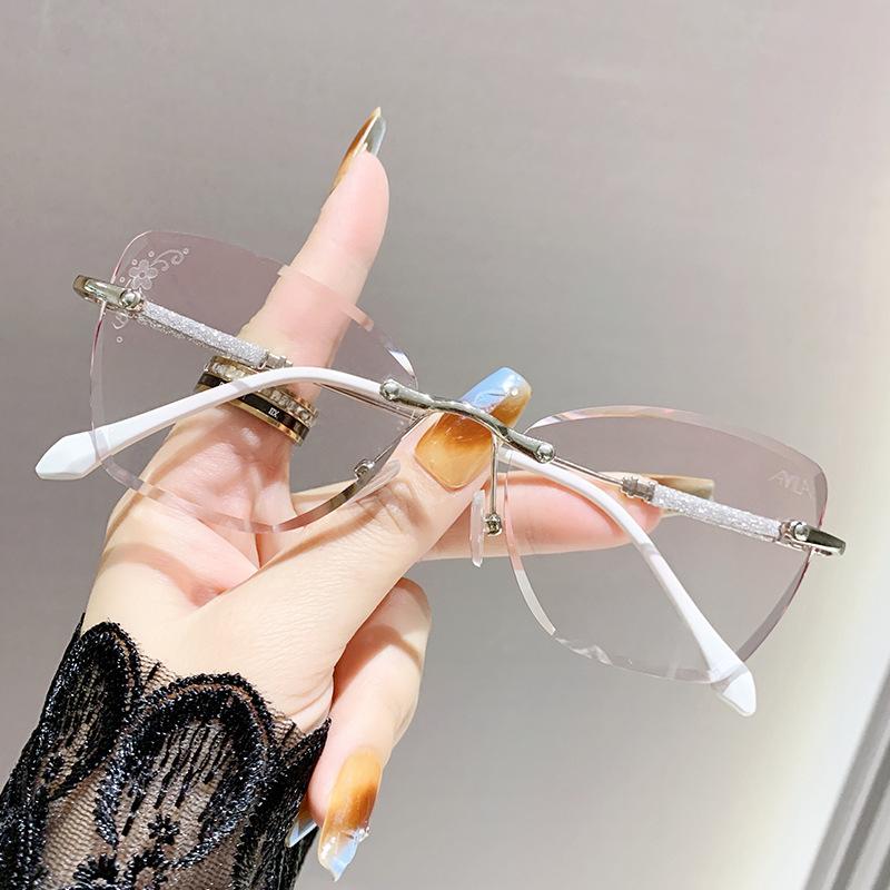 Очки для чтения без оправы с алмазной огранкой, ультралегкие очки для женщин, очки для дальнозоркости HD 0
Очки для чтения без оправы с алмазной огранкой, ультралегкие очки для женщин, очки для дальнозоркости HD 0