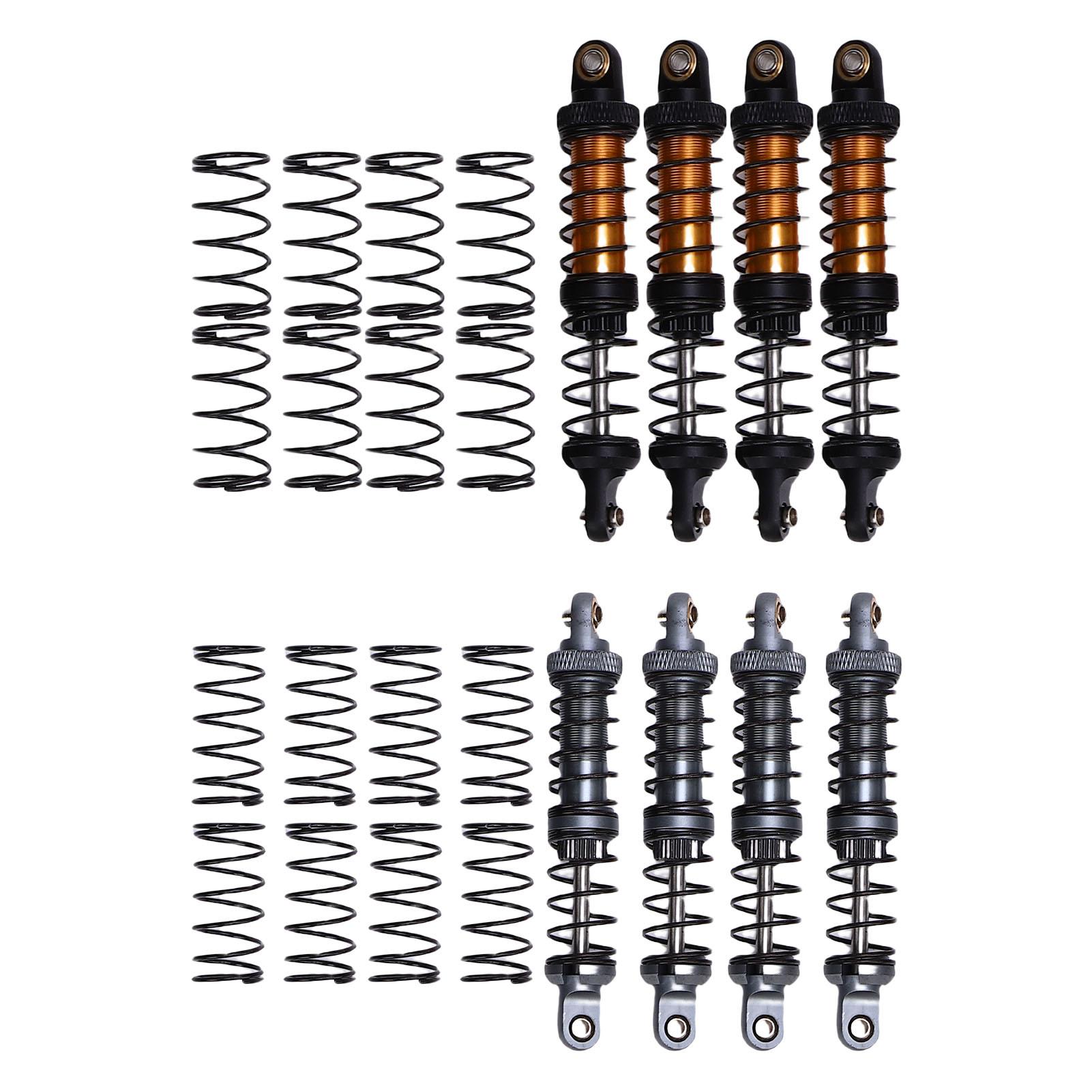 4PCS RC Metal Shock Absorber Dampers Double Section Spring Alloy 1/10 Scale RC Car Shock Absorber Ti Color
4PCS RC Metal Shock Absorber Dampers Double Section Spring Alloy 1/10 Scale RC Car Shock Absorber Ti Color