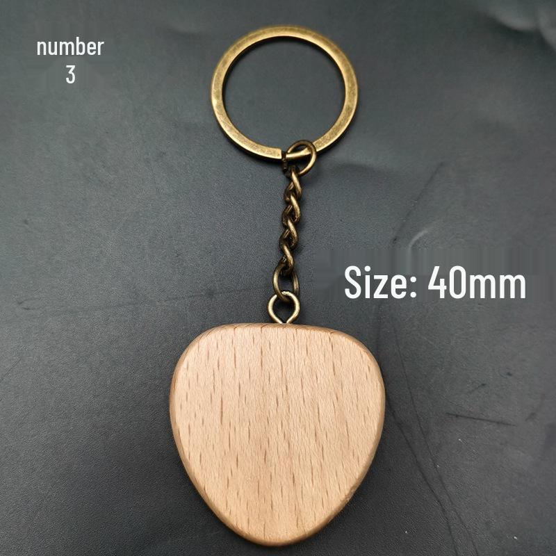 Square Beech Wood Keychain - Laser-Printed Wooden Pendant Gift Silver Chain
Square Beech Wood Keychain - Laser-Printed Wooden Pendant Gift Silver Chain