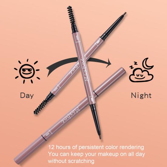 Eyebrow Pencil Waterproof Rotate Smooth Makeup Tool Useful Tint Brow Makeup Pen for Beauty
Eyebrow Pencil Waterproof Rotate Smooth Makeup Tool Useful Tint Brow Makeup Pen for Beauty