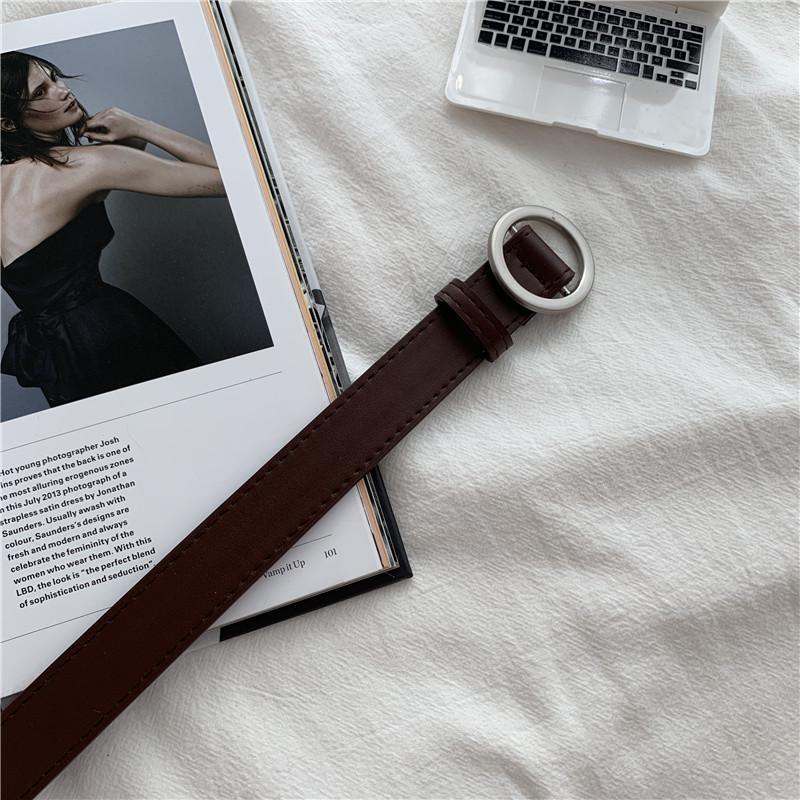105Cm Women Belt Non Perforated Belt Authentic Leisure Versatile Soft Pu Leather Belt Paired With Trousers Pants Jeans Belt Gift
105Cm Women Belt Non Perforated Belt Authentic Leisure Versatile Soft Pu Leather Belt Paired With Trousers Pants Jeans Belt Gift