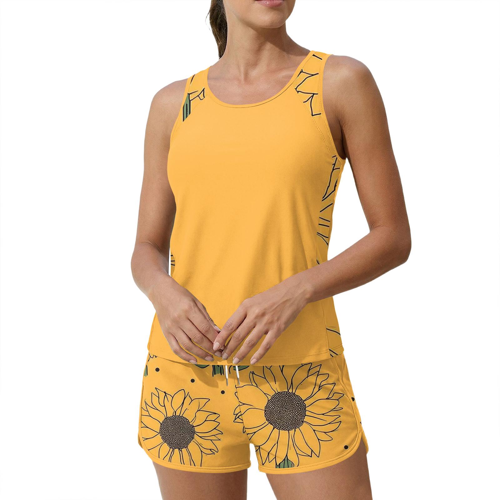 Women s Sunflower Print Split Swimsuit Sport Swimsuit XL жовтий
Women s Sunflower Print Split Swimsuit Sport Swimsuit XL жовтий