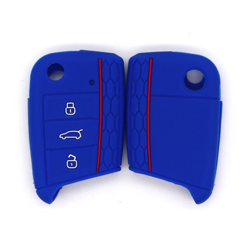 High-quality shockproof key cover, suitable for Volkswagen old-style Golf, side elastic folding silicone honeycomb key cover темно-синього кольору
High-quality shockproof key cover, suitable for Volkswagen old-style Golf, side elastic folding silicone honeycomb key cover темно-синього кольору