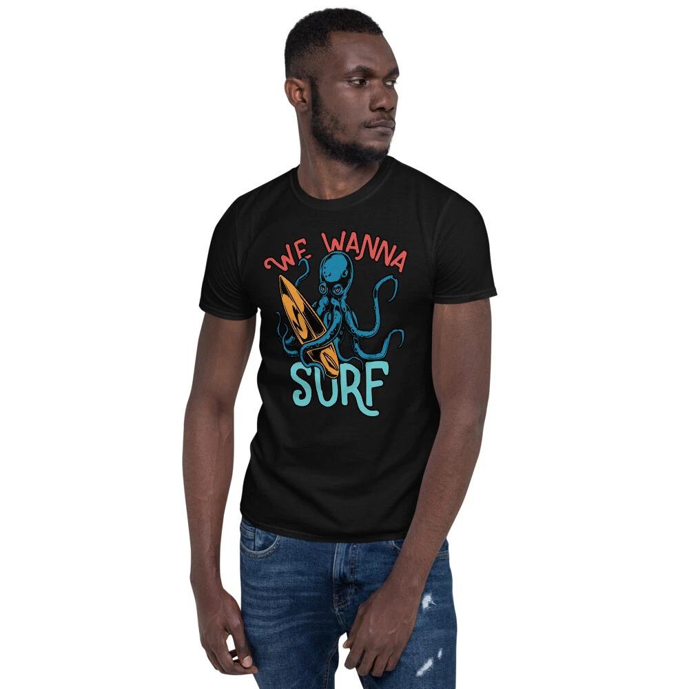 WE WANNA SURF AWESOME OCTOPS SURFING BOARD GRAPHIC Short-Sleeve Unisex T-Shirt XL
WE WANNA SURF AWESOME OCTOPS SURFING BOARD GRAPHIC Short-Sleeve Unisex T-Shirt XL