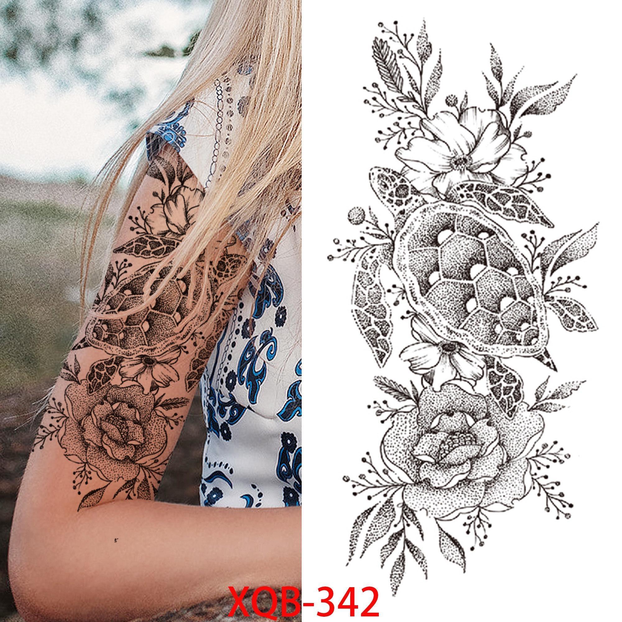 1 шт. 210*114 мм. Сексуальний дизайн квіткових візерунків. Тимчасові татуювання з чорною трояндою для жінок. Водонепроникні підроблені татуювання для рук. Боді-арт. Рукав. Наклейка на тіло. XQB-342
1 шт. 210*114 мм. Сексуальний дизайн квіткових візерунків. Тимчасові татуювання з чорною трояндою для жінок. Водонепроникні підроблені татуювання для рук. Боді-арт. Рукав. Наклейка на тіло. XQB-342