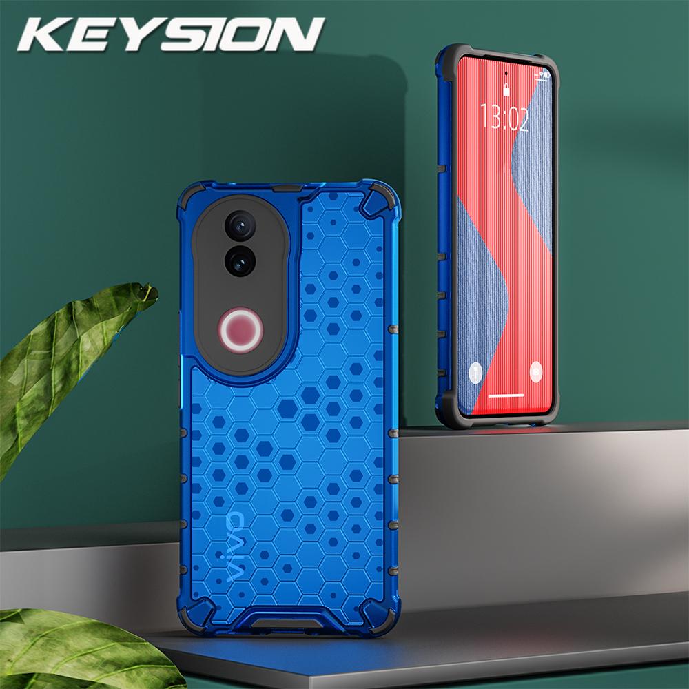 KEYSION Противоударный бронированный чехол для VIVO V50 5G Мягкий силиконовый + прозрачный сотовый чехол для телефона из поликарбоната для VIVO V50 5G for VIVO V50 5G
KEYSION Противоударный бронированный чехол для VIVO V50 5G Мягкий силиконовый + прозрачный сотовый чехол для телефона из поликарбоната для VIVO V50 5G for VIVO V50 5G