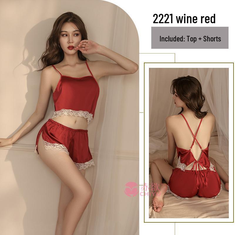 Эротический комплект нижнего белья для женщин больших размеров: красная кружевная майка и шорты One Size
Эротический комплект нижнего белья для женщин больших размеров: красная кружевная майка и шорты One Size