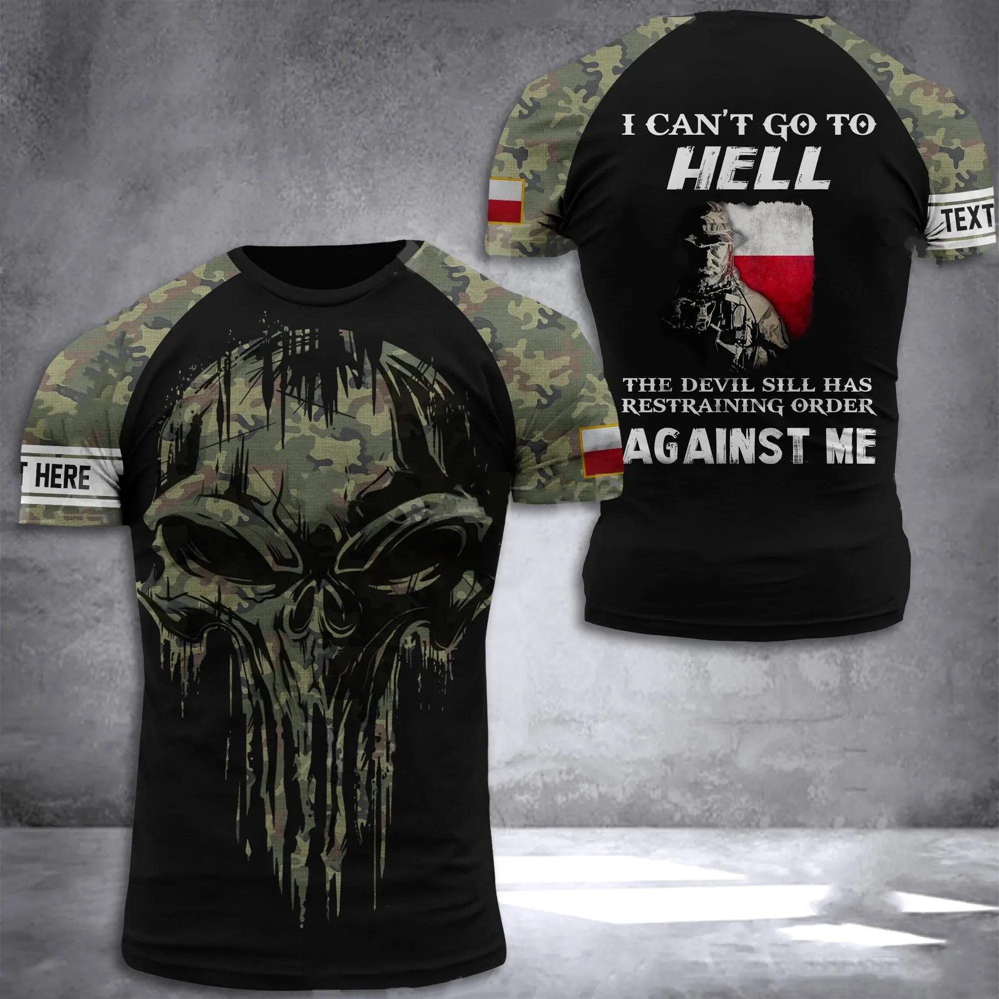 Polish Flag Camouflage Print 3D T-shirt Round Neck Men s Short Sleeve Soldiers Army Quick Dry Loose Comfortable Sports Top XXS
Polish Flag Camouflage Print 3D T-shirt Round Neck Men s Short Sleeve Soldiers Army Quick Dry Loose Comfortable Sports Top XXS