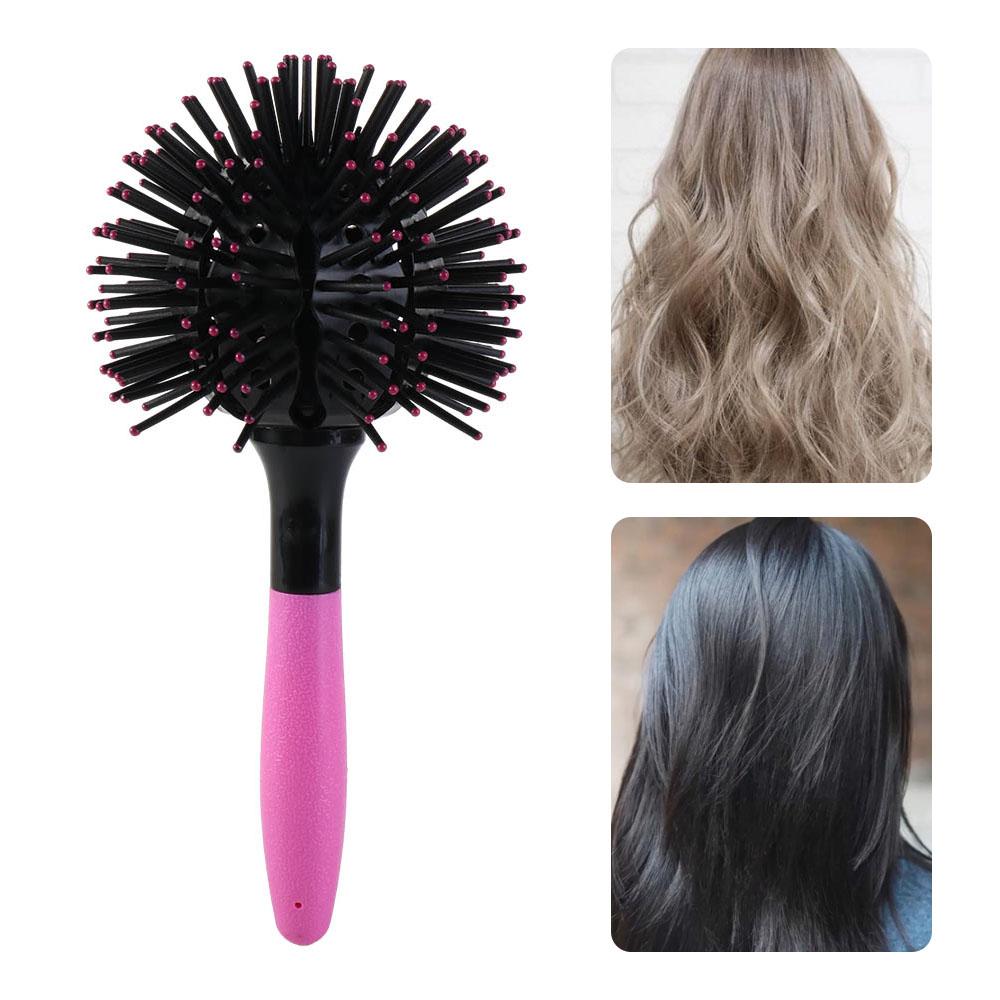Plastic 3D Round Hair Brushes Comb Pink Round Curly Hair Comb 360 Degree Ball Hairbrush Make Up рожевий
Plastic 3D Round Hair Brushes Comb Pink Round Curly Hair Comb 360 Degree Ball Hairbrush Make Up рожевий