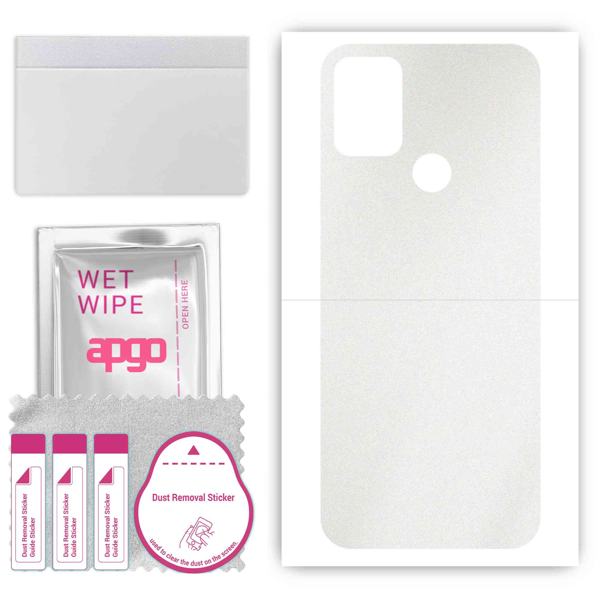 apgo Protective Skin Sticker for the back compatible with HTC Wildfire E2 Play, Wrap Film, Foil, Vinyl - Pattern Matte Transparent
apgo Protective Skin Sticker for the back compatible with HTC Wildfire E2 Play, Wrap Film, Foil, Vinyl - Pattern Matte Transparent