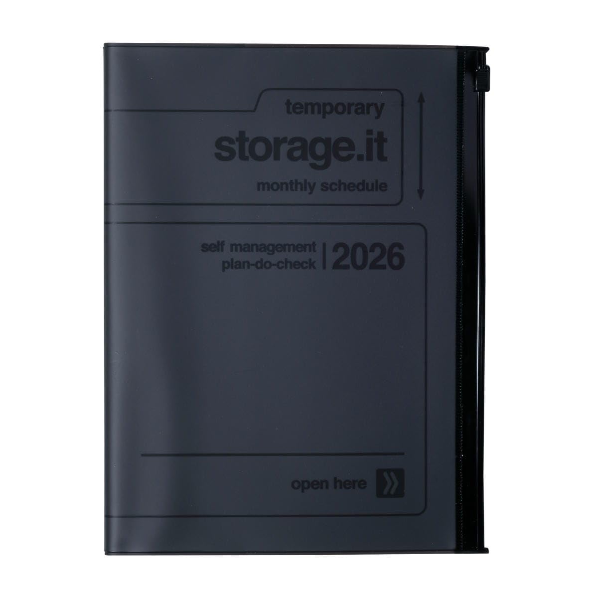 2026 Planner, Monthly Blocks, Starting December 2025, A5 Size, Storage It Black, Marks, 26WDR-H02-BK
2026 Planner, Monthly Blocks, Starting December 2025, A5 Size, Storage It Black, Marks, 26WDR-H02-BK
