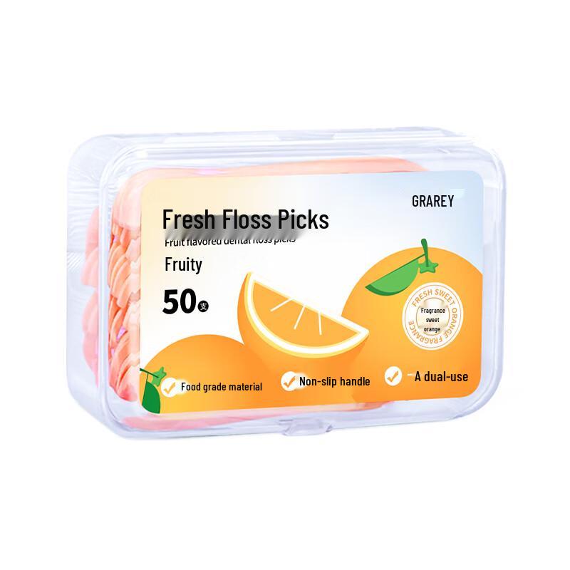 GRAREY MNS-417 Sweet Orange Dental Floss Picks
GRAREY MNS-417 Sweet Orange Dental Floss Picks