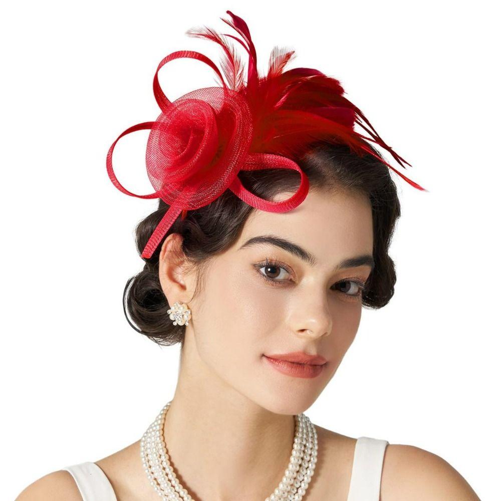 Retro Feathers Mesh Headband Luxury Bridal Headband Sweet Small Top Hat Headband Women чорний
Retro Feathers Mesh Headband Luxury Bridal Headband Sweet Small Top Hat Headband Women чорний