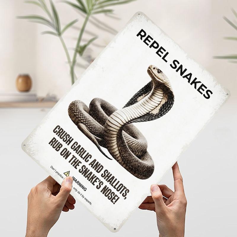 Meme Repel Snakes Funny Warning Printed Poster Customized Wall Art Retro Vintage Metal Tin Signs for Luxury Home Decor Items 7.9x11.8In(20x30cm)
Meme Repel Snakes Funny Warning Printed Poster Customized Wall Art Retro Vintage Metal Tin Signs for Luxury Home Decor Items 7.9x11.8In(20x30cm)