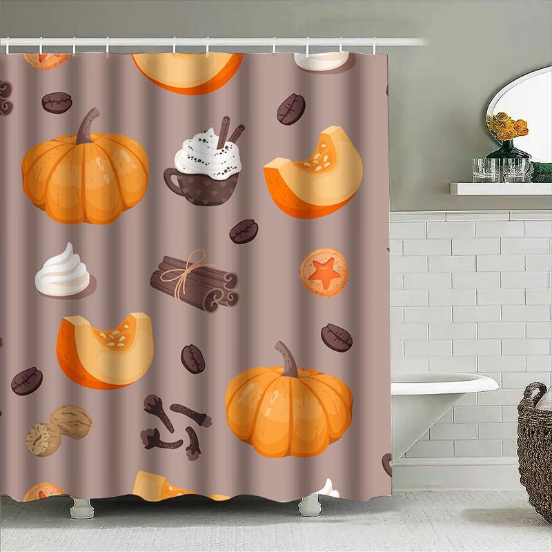 Tuniu Cute Pumpkin Autumn Bathroom Shower Curtain Fall Decor Spooky Halloween Gift For Her W60H190(CM)-1 Pcs
Tuniu Cute Pumpkin Autumn Bathroom Shower Curtain Fall Decor Spooky Halloween Gift For Her W60H190(CM)-1 Pcs