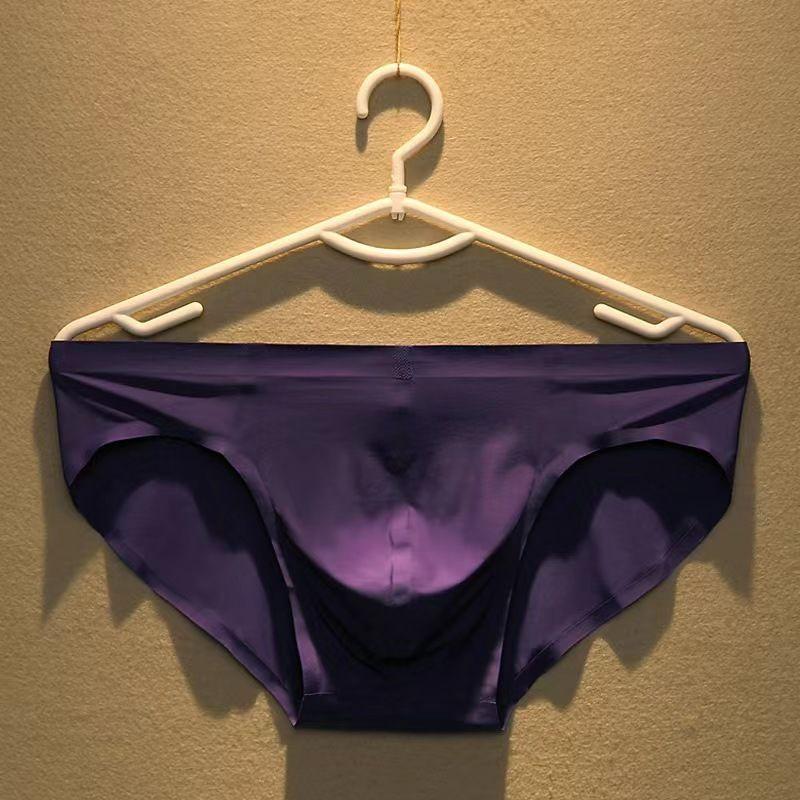 1 шт., мужское нижнее белье, бесшовные сексуальные трусы из ледяного шелка, однотонные молодежные легкие шорты, летние XL фиолетовый
1 шт., мужское нижнее белье, бесшовные сексуальные трусы из ледяного шелка, однотонные молодежные легкие шорты, летние XL фиолетовый