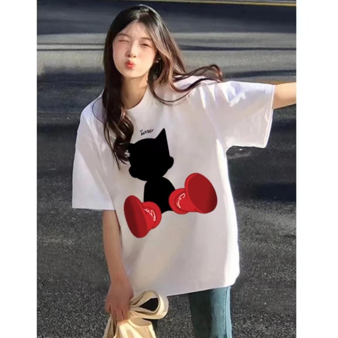 Unisex 100% Pure Cotton Streetwear Loose Fit Short Sleeve T-Shirt - Cool Summer Style 2XL (suggested weight 130-145 jin)
Unisex 100% Pure Cotton Streetwear Loose Fit Short Sleeve T-Shirt - Cool Summer Style 2XL (suggested weight 130-145 jin)