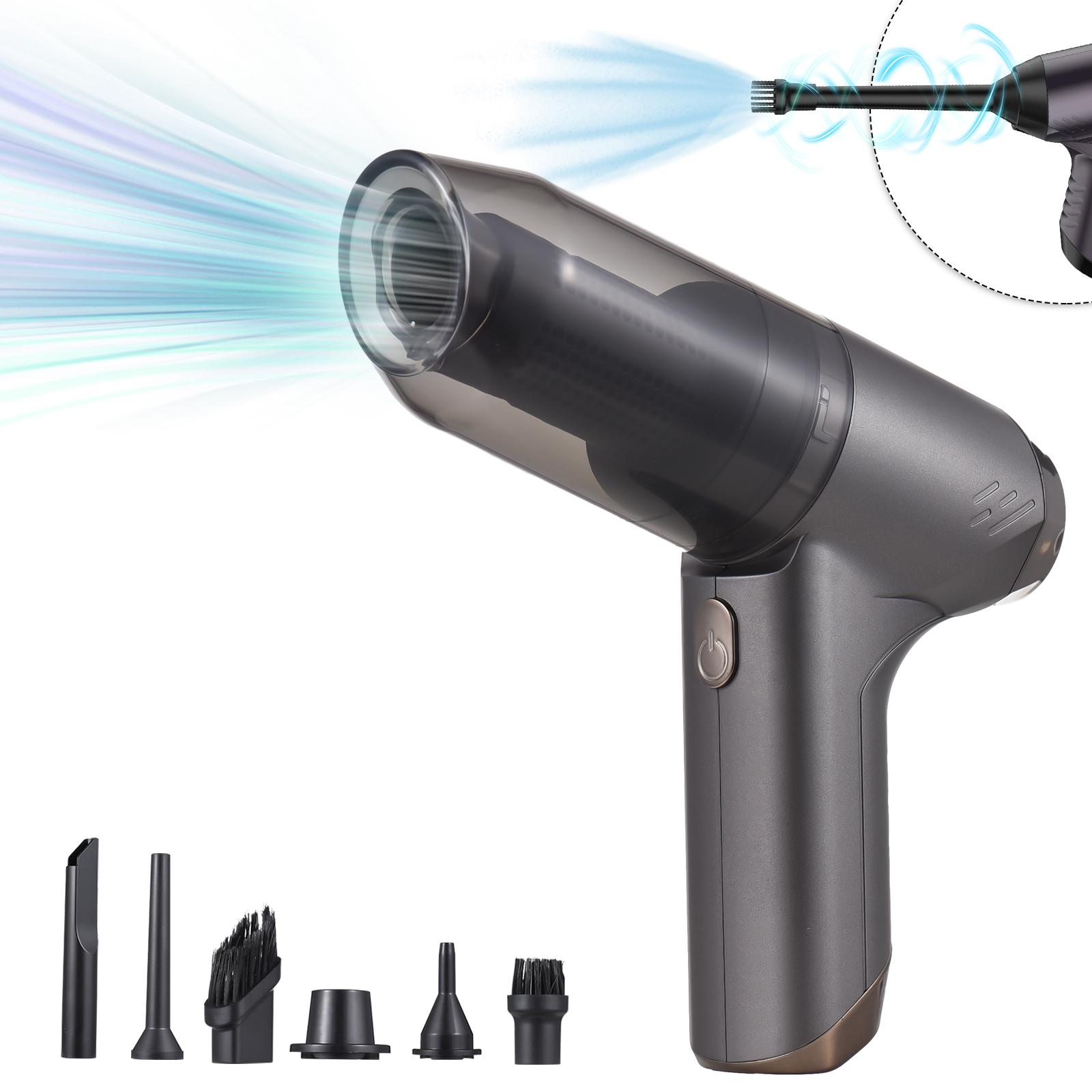 Ручной пылесос, беспроводной, 19000 Па, мощное всасывание и выдув, 3 в 1, пылеуловитель и воздуходувка. серый
Ручной пылесос, беспроводной, 19000 Па, мощное всасывание и выдув, 3 в 1, пылеуловитель и воздуходувка. серый