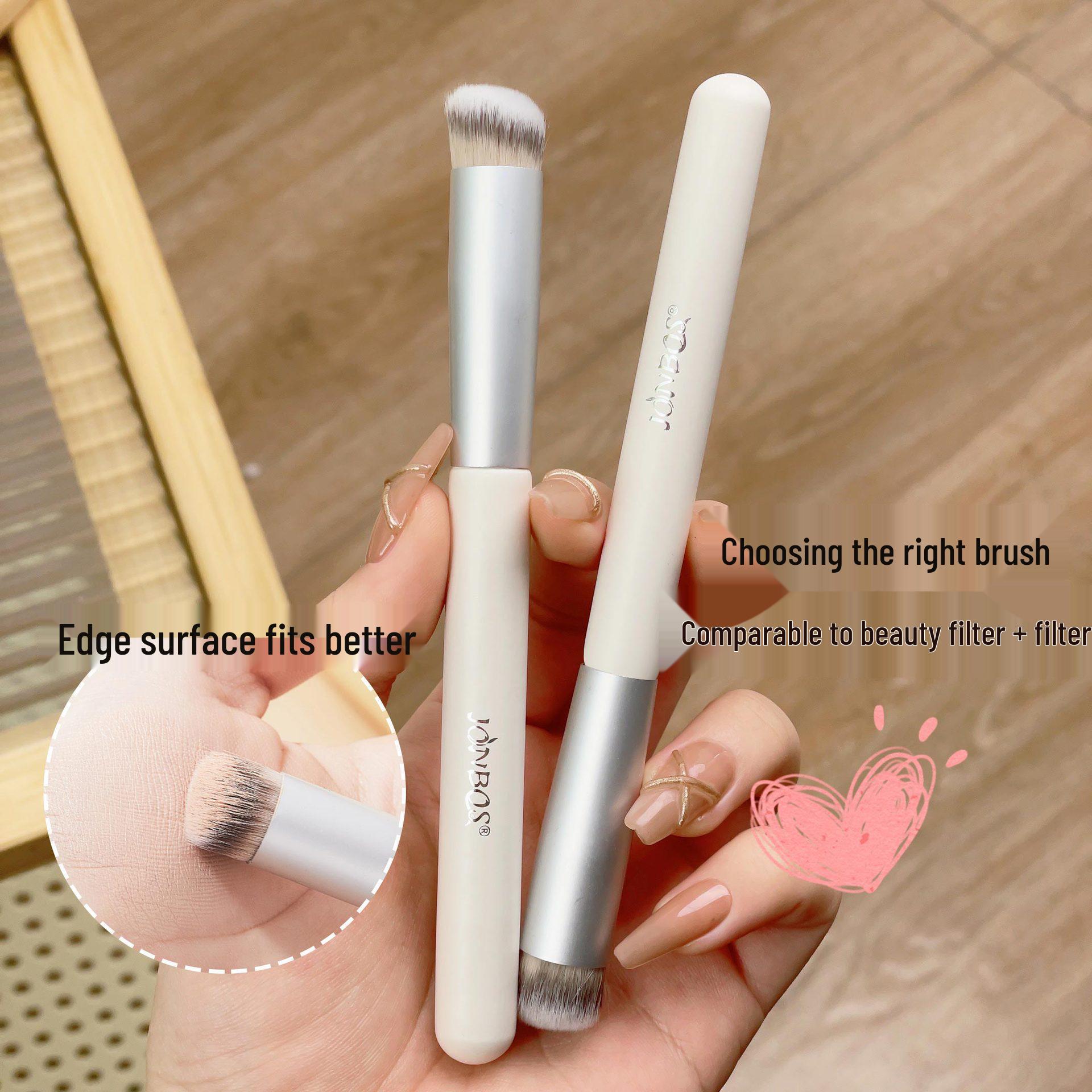 270 Round Tip Concealer Brush for Dark Circles & Nasolabial Folds - Precision Stippling Makeup Brush
270 Round Tip Concealer Brush for Dark Circles & Nasolabial Folds - Precision Stippling Makeup Brush