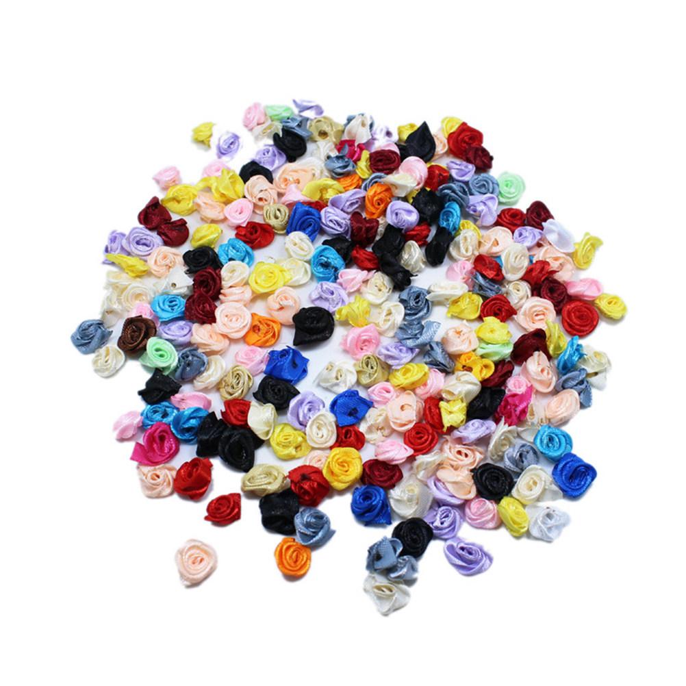 100pcs 10mm Satin Ribbon Rose Flowers DIY Craft Sewing Wedding Decorations Crafts Supplies Multicolor Simulated Roses Head
100pcs 10mm Satin Ribbon Rose Flowers DIY Craft Sewing Wedding Decorations Crafts Supplies Multicolor Simulated Roses Head