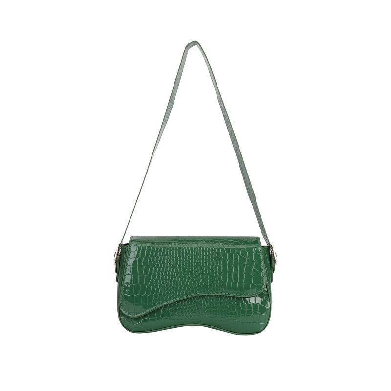 Underarm bag women s new spring fashion crocodile pattern commuter shoulder bag versatile messenger bag зелений
Underarm bag women s new spring fashion crocodile pattern commuter shoulder bag versatile messenger bag зелений