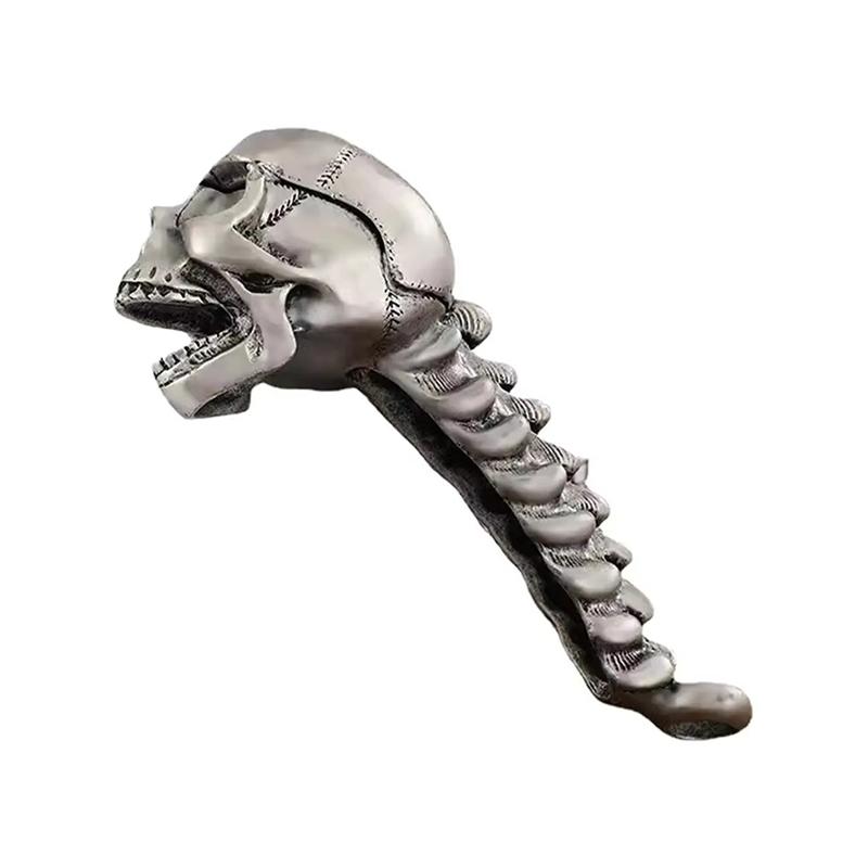 Новая открывалка для бутылок в форме черепа из нержавеющей стали Уникальная креативная идея для подарка на Хэллоуин Прочная металлическая конструкция для домашнего бара, вечеринки